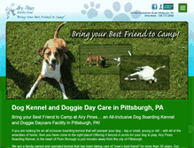 Tablet Screenshot of airypinesboardingkennel.com